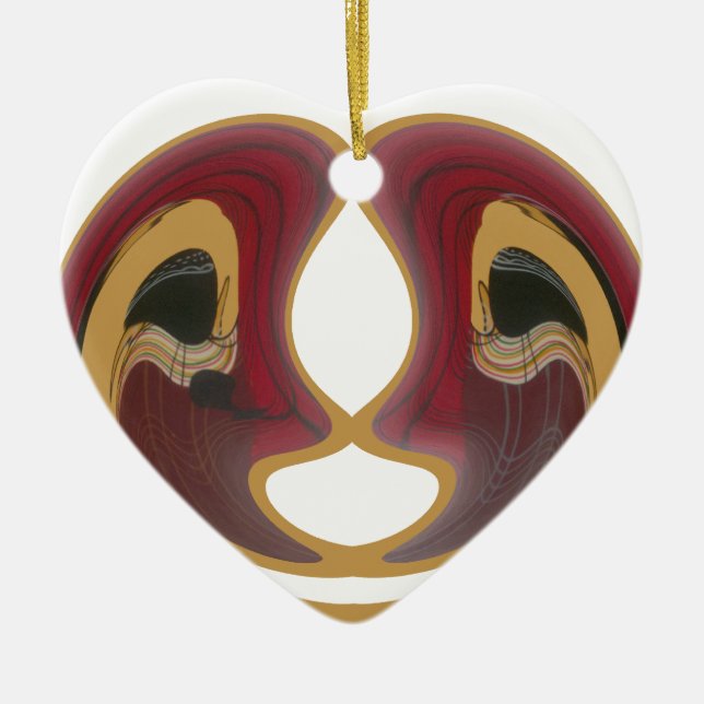 Hakuna Matata African Tratidional Stamm Image.png Keramikornament (Vorne)
