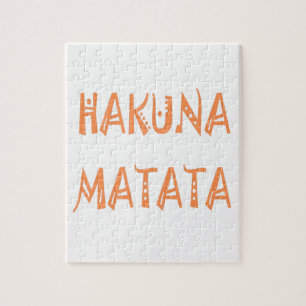 Hakuna Matata – Afrikanische Stammes-Textkunst