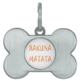 Hakuna Matata – Afrikanische Stammes-Textkunst Tiermarke