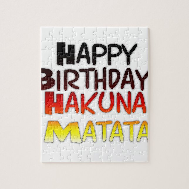 Hakuna Matata Art Print (Vertikal)