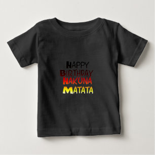 Hakuna Matata Art Print Baby T-shirt