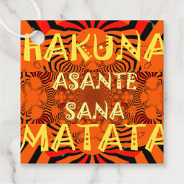 Hakuna Matata Asante Sana: Lebendiger Afrikanische Geschenkanhänger