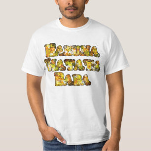 Hakuna Matata Baba Geschenk Coole Vintage Tee Shir