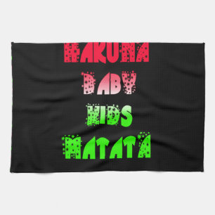 Hakuna Matata Baby Geschenke für Kinder  erstaunli Küchentuch