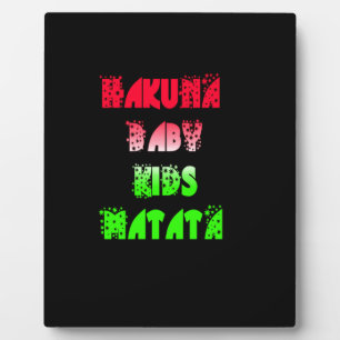 Hakuna Matata Baby Kinder Geschenke phantastische  Fotoplatte