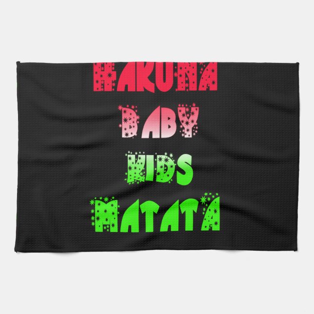 Hakuna Matata Baby Kinder Geschenke phantastische  Küchentuch (Horizontal)