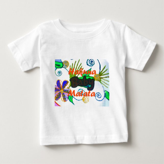 Hakuna Matata Baby.png Baby T-shirt (Vorderseite)