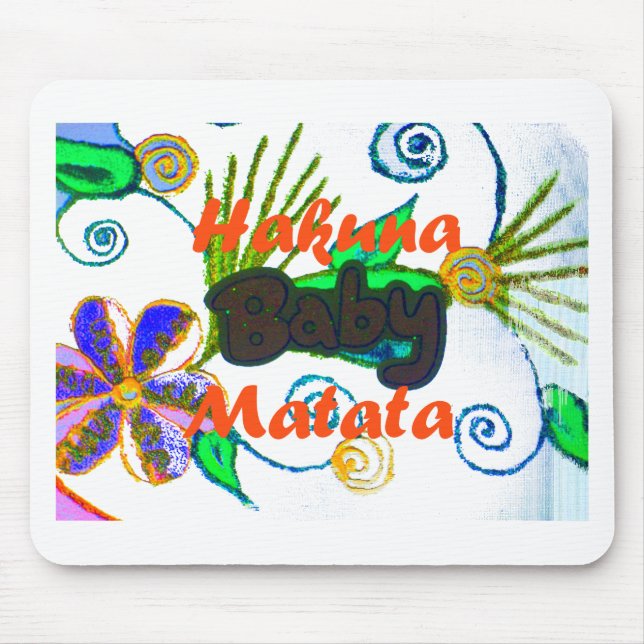 Hakuna Matata Baby.png Mousepad (Vorne)