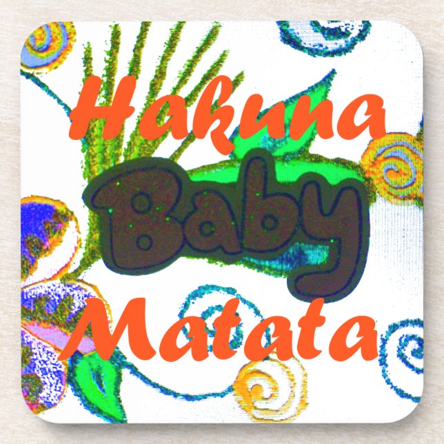 Hakuna Matata Baby.png Untersetzer (Vorderseite)