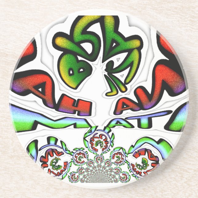 Hakuna Matata Brasilien Geschenk Getränkeuntersetzer (Vorne)