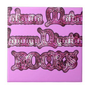 Hakuna Matata Communication ROCKS Art Print Fliese