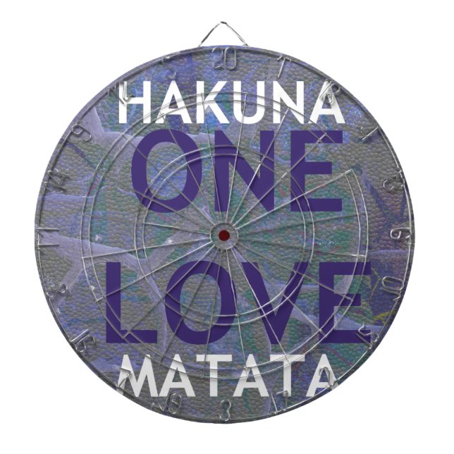 HAKUNA MATATA DARTSCHEIBE (vorne)