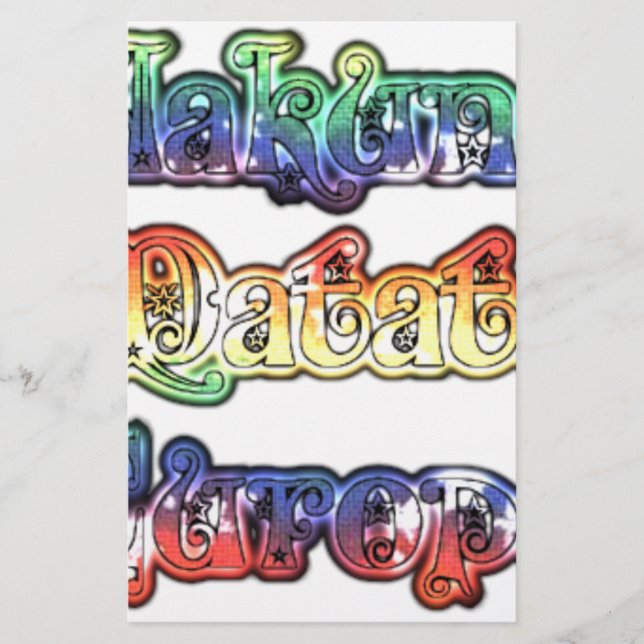 Hakuna Matata Europe Art Print/Graphic (Vorderseite)