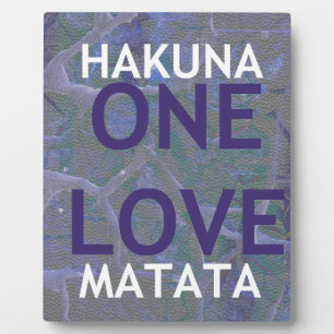 HAKUNA MATATA FOTOPLATTE