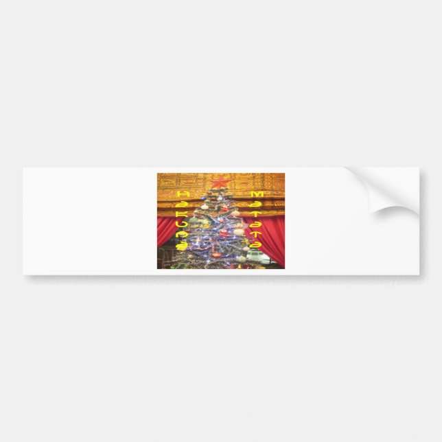 Hakuna Matata Frohe Weihnachten & ein glückliches  Autoaufkleber (Vorne)