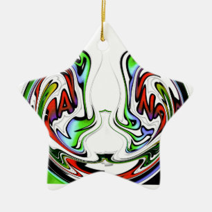 Hakuna Matata Funny Funny Fish Geschenk Farben Keramik Ornament