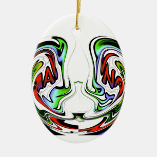 Hakuna Matata Funny Funny Fish Geschenk Farben Keramikornament