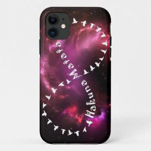 Hakuna Matata für immer auf rosa Nebelfleck Case-Mate iPhone Hülle
