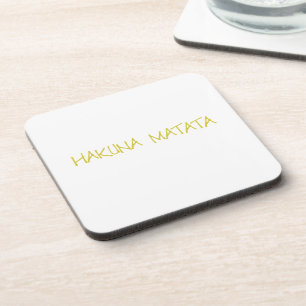 Hakuna matata getränkeuntersetzer