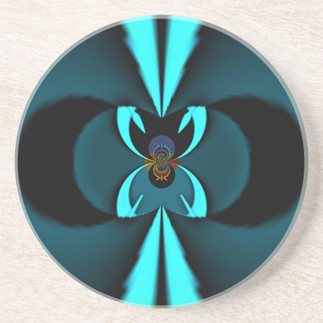 Hakuna Matata gibt Blue Shield Getränkeuntersetzer (Vorne)