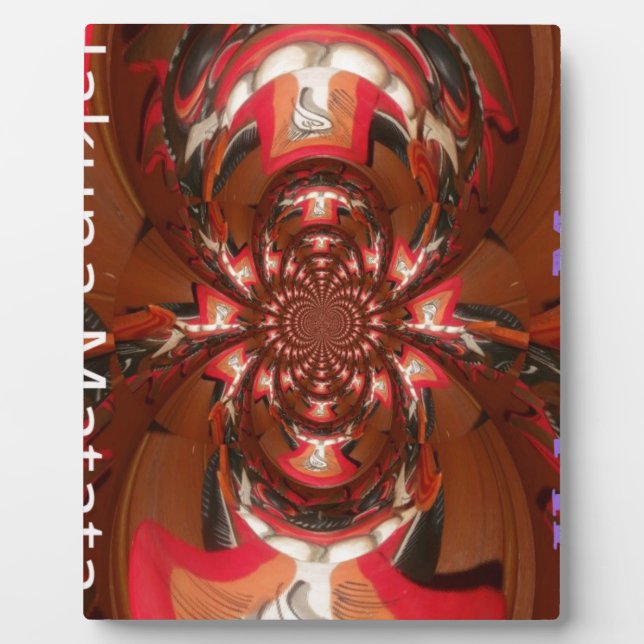 Hakuna Matata gibt Haloween Special Red Fotoplatte (Vorderseite)