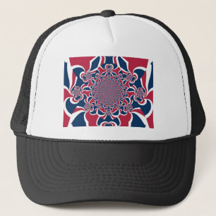 Hakuna Matata Gifts trendig stilvoll rot und blau. Truckerkappe