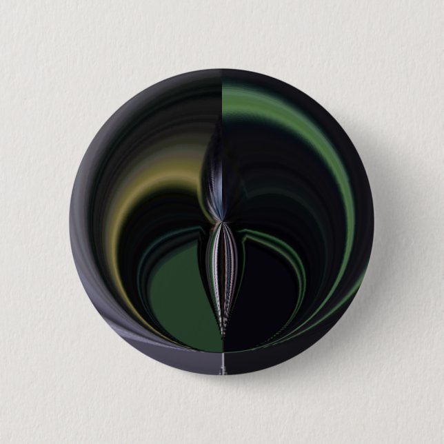 Hakuna Matata Girly Gifts Aurora Silver Lining Button (Vorderseite)