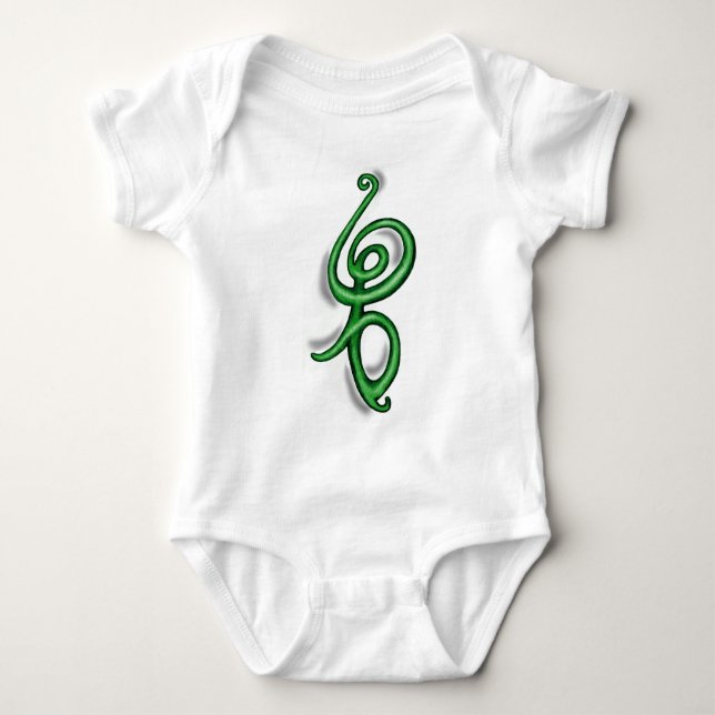 Hakuna Matata ~ Green Baby Strampler (Vorderseite)