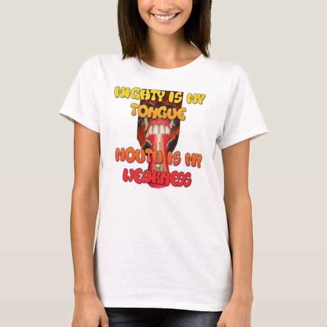 Hakuna Matata Hakuna Matata Big Mouth Kleid T-Shirt (Vorderseite)