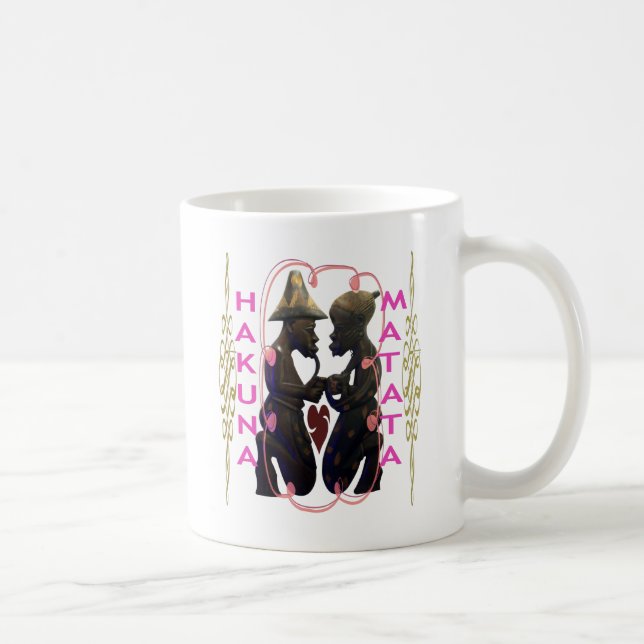 Hakuna Matata Hakunamatata Kaffeetasse (Rechts)