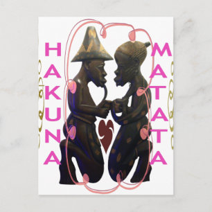 Hakuna Matata Hakunamatata Postkarte