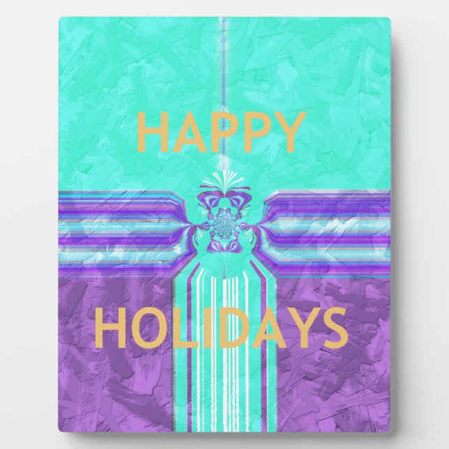 Hakuna Matata Happy Holidays Fotoplatte (Vorderseite)