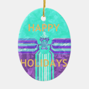 Hakuna Matata Happy Holidays Keramikornament