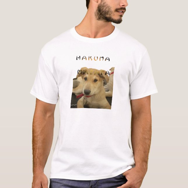 Hakuna Matata Ich weiß, was Sie denken pinctur T-Shirt (Vorderseite)