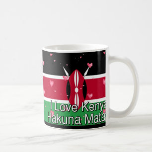 Hakuna Matata J'aime Kenya Cadeaux Mugs