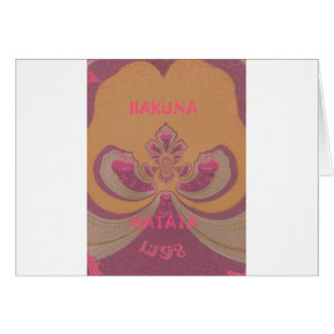 Hakuna Matata Joyeux Noël joli coeur design