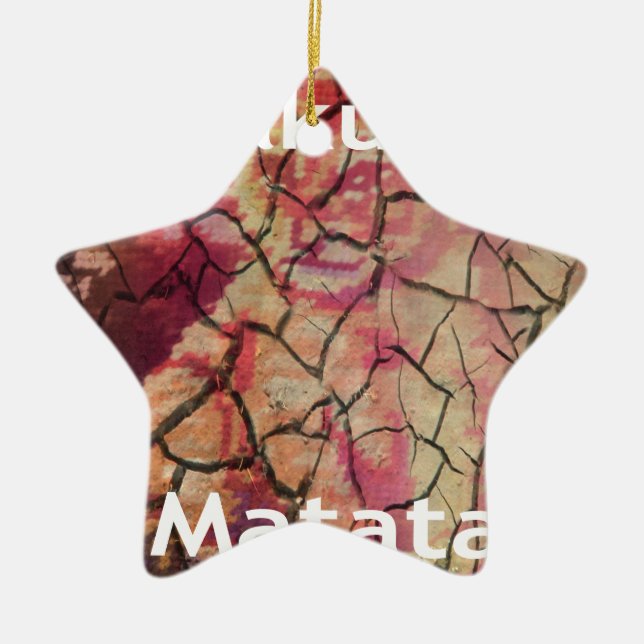 Hakuna Matata.JPG Keramik Ornament (Vorne)