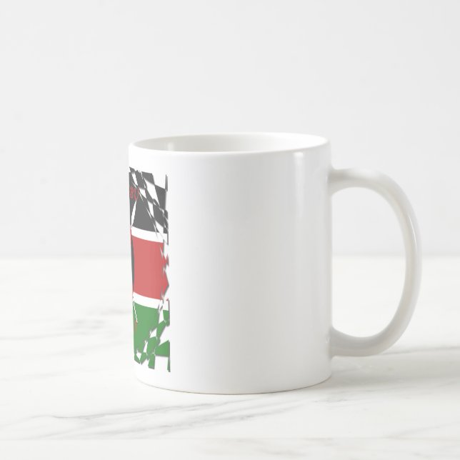 Hakuna matata Karaibu Kenya Kaffeetasse (Rechts)