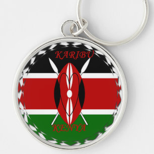 Hakuna matata Karaibu Kenya Schlüsselanhänger