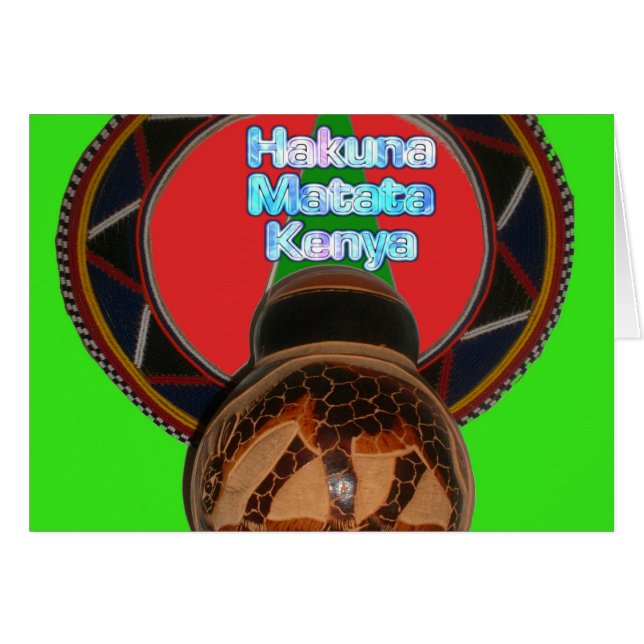 Hakuna Matata Kenya Art Personnaliser d'impression (Devant horizontal)