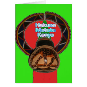 Hakuna Matata Kenya Art Personnaliser d'impression