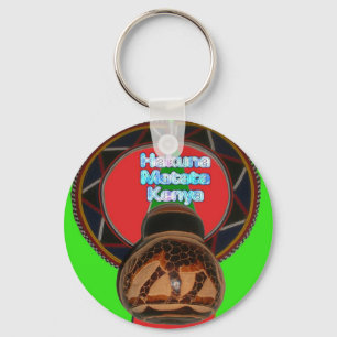 Hakuna Matata Kenya Art Print Schlüsselanhänger
