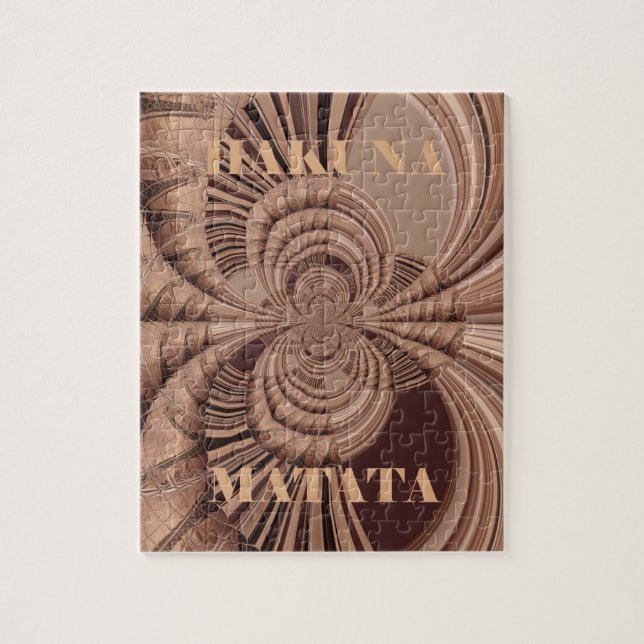 Hakuna Matata Kenya Giraffe Safari Woven Sourveni (Vertikal)