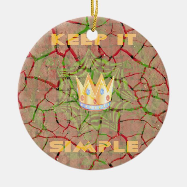 Hakuna matata keramik ornament (Vorne)