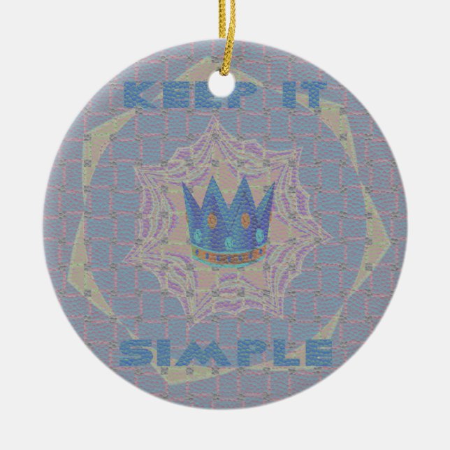 Hakuna matata keramikornament (Vorne)