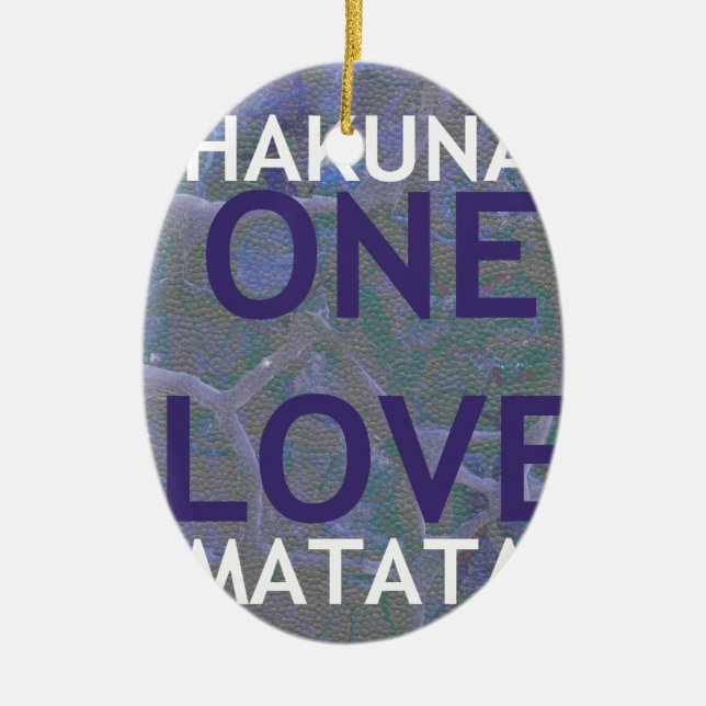 HAKUNA MATATA KERAMIKORNAMENT (Vorne)