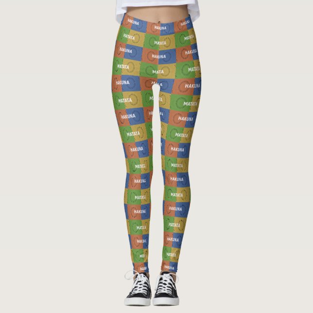 Hakuna Matata Leggings (Vorderseite)