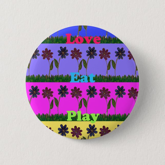 Hakuna Matata Liebe Eat Play.png Button (Vorderseite)