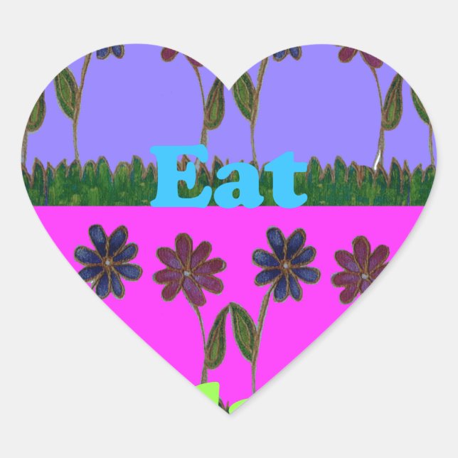 Hakuna Matata Liebe Eat Play.png Herz-Aufkleber (Vorderseite)