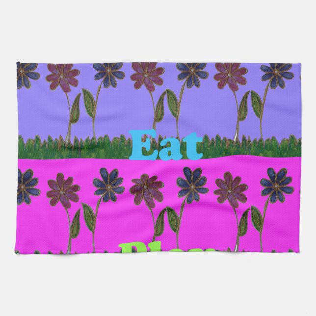 Hakuna Matata Liebe Eat Play.png Küchentuch (Horizontal)